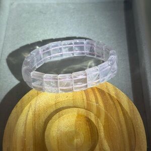 Elegant Pink Crystal Bracelet